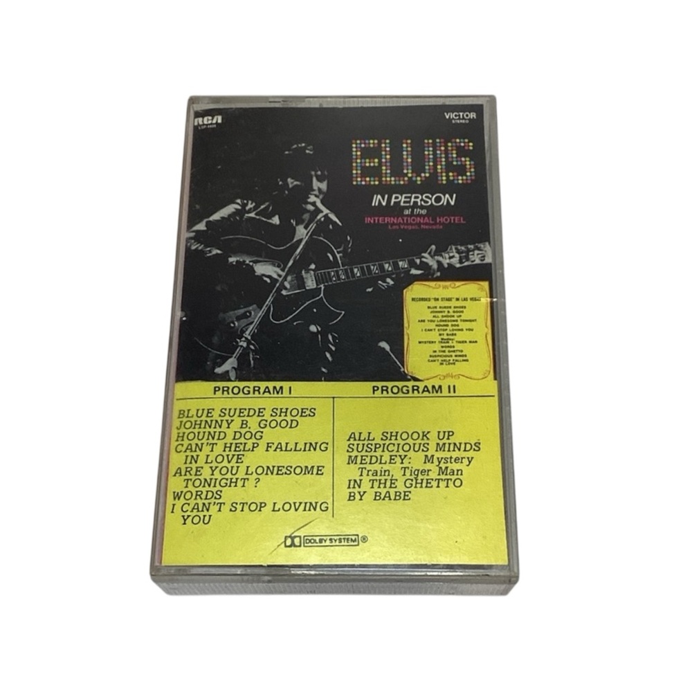 💚 Elvis In Person Cassette Tape